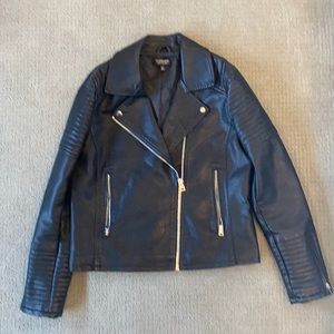Faux leather jacket
